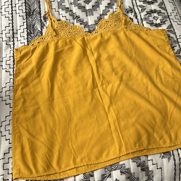 Red Sky Yellow Spaghetti Strap Tank Top Size 2XL fits like a Large - Picture 7 of 11
